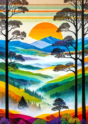 Puzzle Mountain Breeze 1000 Pieces