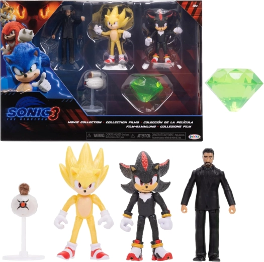 Sonic the Hedgehog 3 Movie Collection – set of 5 figures 2.5”