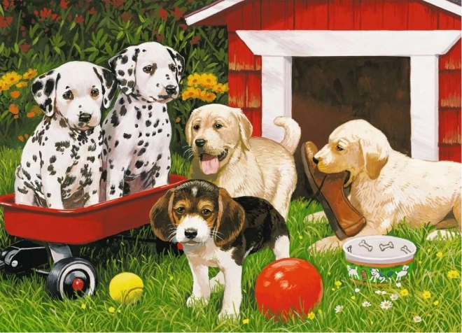 Ravensburger puzle Kucēnu ballīte 60 gabaliņi