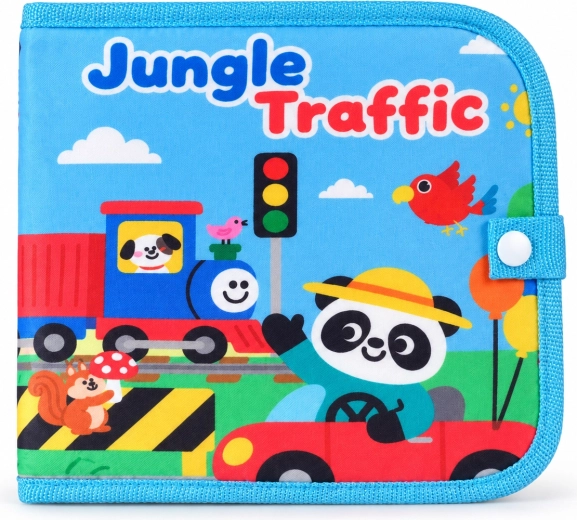 Chipolino tekstila izglītojošā grāmatiņa Transports