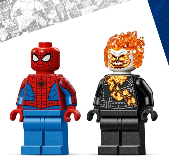 Two iconic minifigures