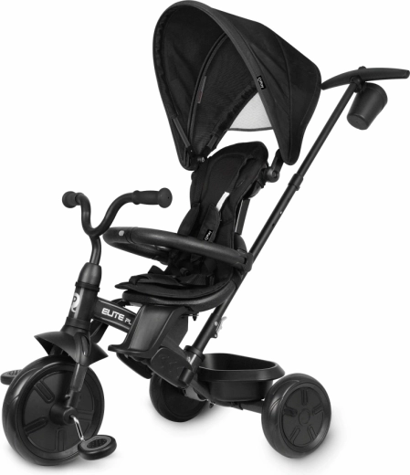 QPlay trīsritenis Elite Platinum melns
