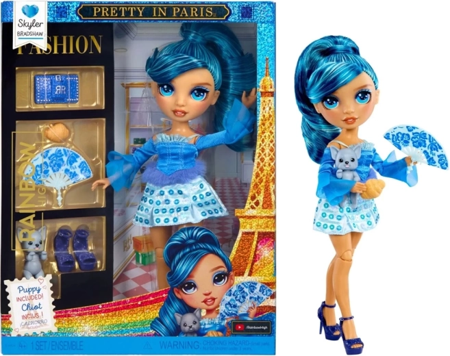 Rainbow High Pretty in Paris modes lelle Violet