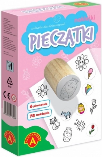 Small stamps and stickers for girls