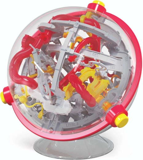 Transparent 3D maze ball