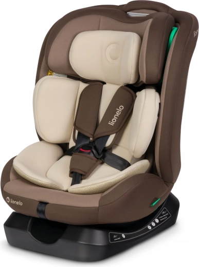 Autosēdeklītis Lionelo Aart i-Size 40–150 cm bēši-brūns