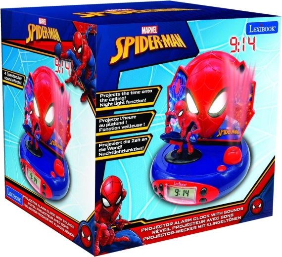 3D Alarm Clock with Projector SPIDER-MAN
