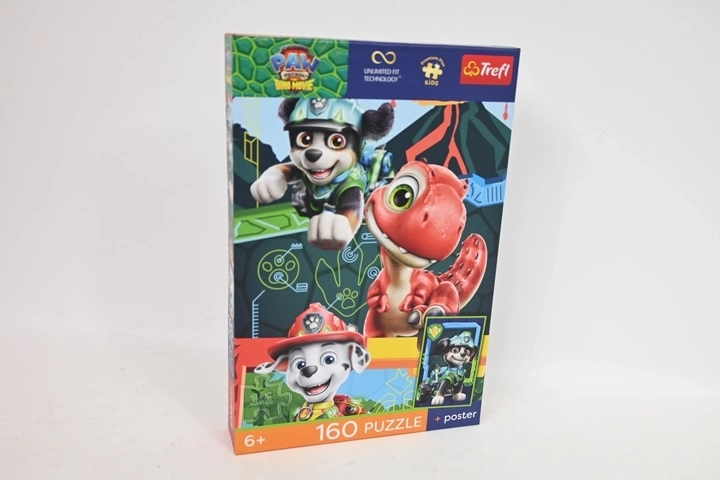 Trefl Premium Plus Kids Puzzle Dinosaur Adventure (PAW Patrol) 160 pieces