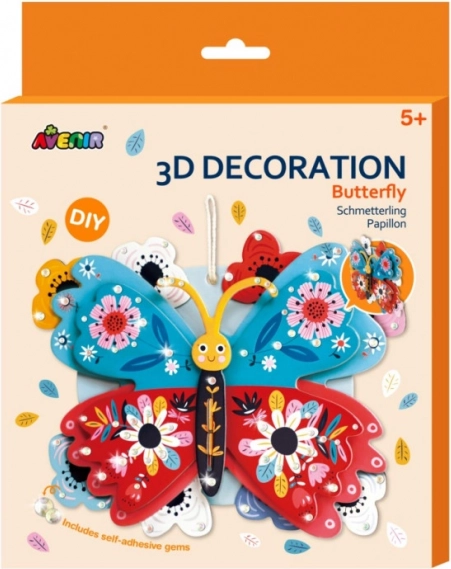 3D dekorācija – Tauriņš