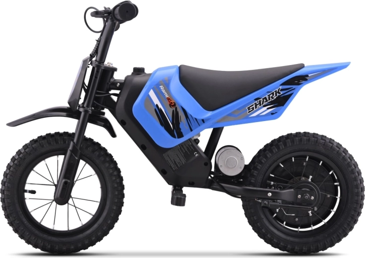 Bērnu elektriskais motocikls Shark – zils