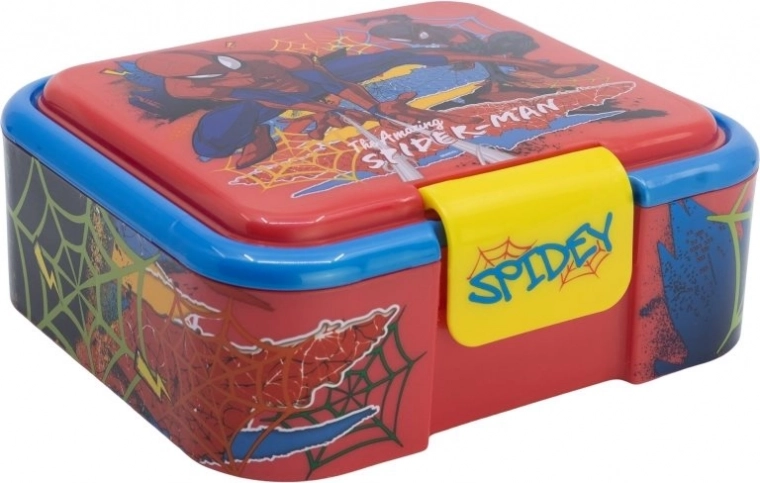 SPIDER-MAN lunch box, 3 compartments