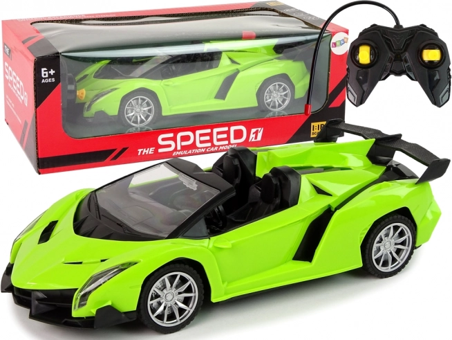 RC sporta auto 1:18 zaļš