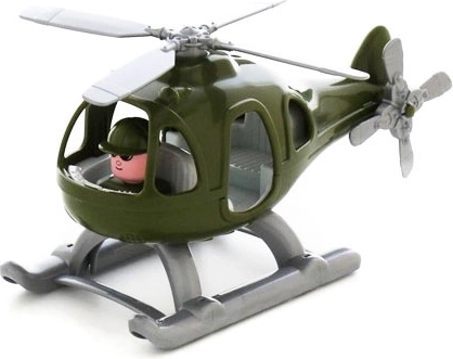 Helikopters Hrom – militārais plastmasas helikopters Wader 29 cm