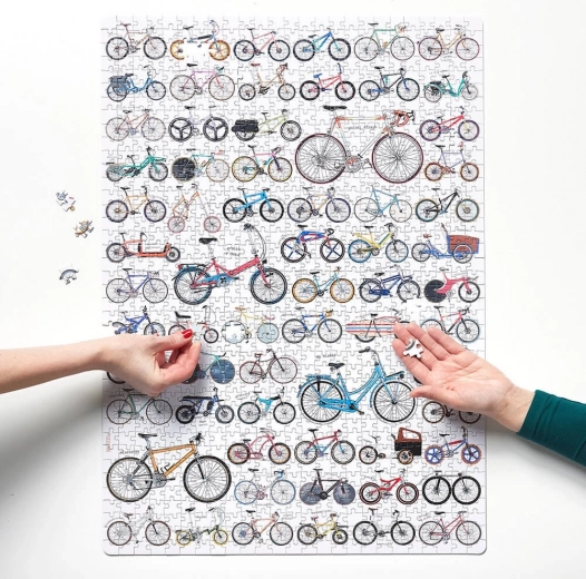 Puzzle 1000 Pieces Puzzlove Bikes