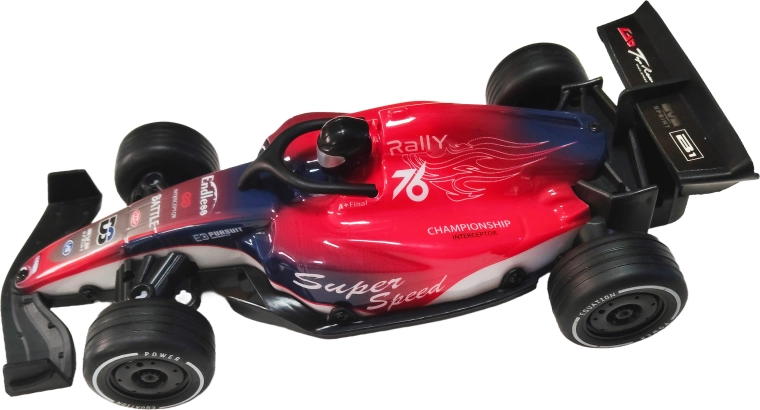 Light-Up RC Formula Remote-Controlled Car 25.5 cm