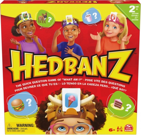 Sabiedriskā spēle Hedbanz – tēlu un priekšmetu minēšana