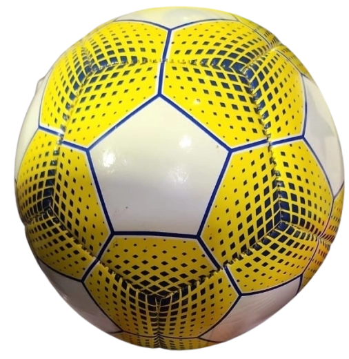 Mini futbola bumba dzelteni balta