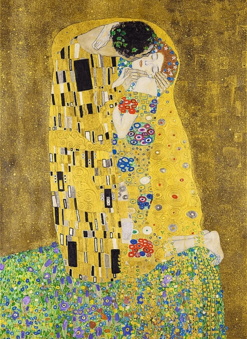 Koka puzle Gustav Klimt – Skūpsts, 200 gabaliņi