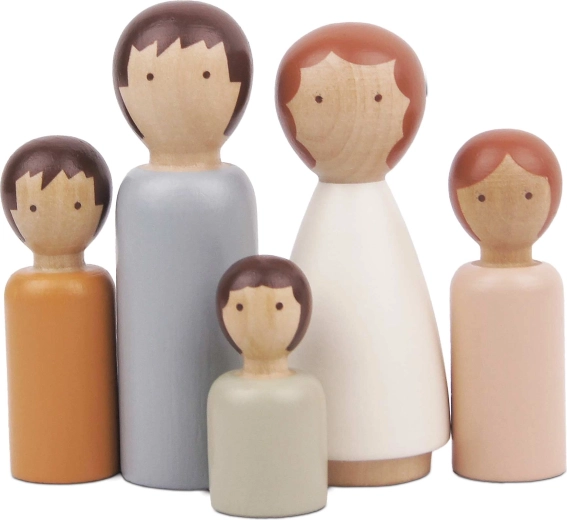 Le Toy Van koka figūriņu ģimene leļļu namiņam (5 personāži)