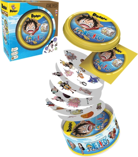 Asmodee Dobble One Piece – vērības spēle skārda kārbiņā
