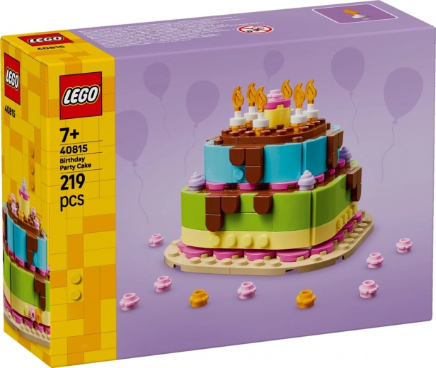 LEGO Iconic torte dzimšanas dienas ballītei