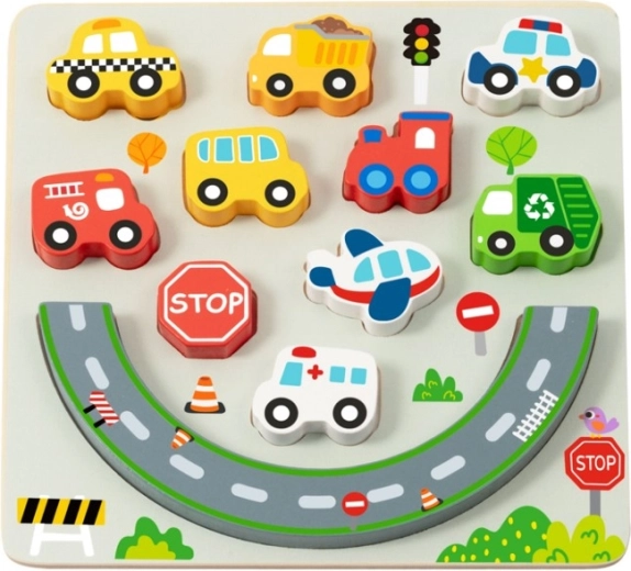 2Kids Toys balancing puzzle City 2 in 1