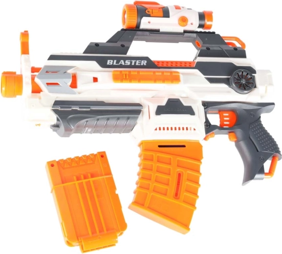 Two magazines and 30 foam darts
