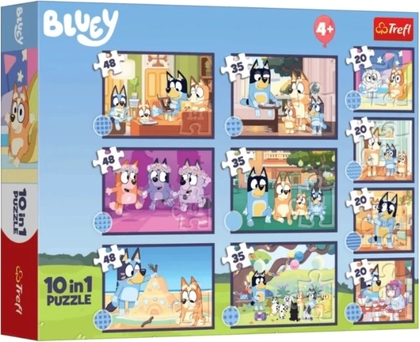 Bluey Puzzle 10 in 1