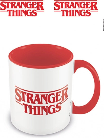 Keramikas krūze Stranger Things – logo, sarkana