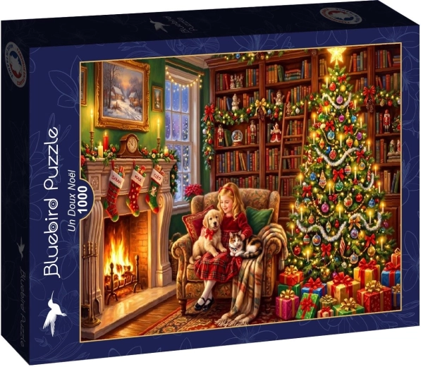 Bluebird Merry Christmas Puzzle, 1000 Pieces