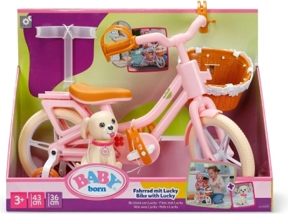 BABY born velosipēds lellēm ar sunīti Lucky