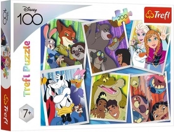 Puzle 200 detaļas DISNEY varoņi