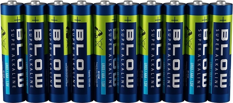 Alkaline AAA (LR03) batteries BLOW Super Alkaline 10 pcs