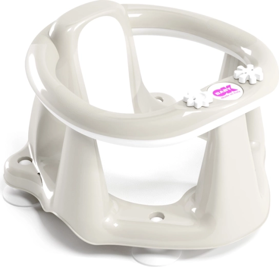 Ok Baby neslīdošs sēdeklītis vannai Flipper Evolution balts (6–15 mēneši)