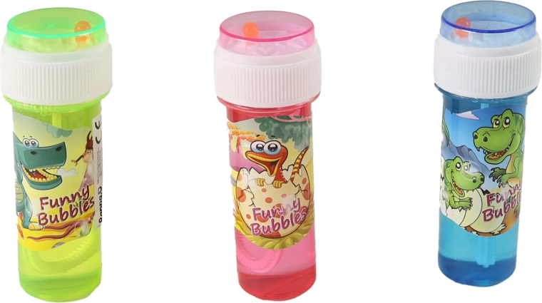 Sparkling soap bubbles