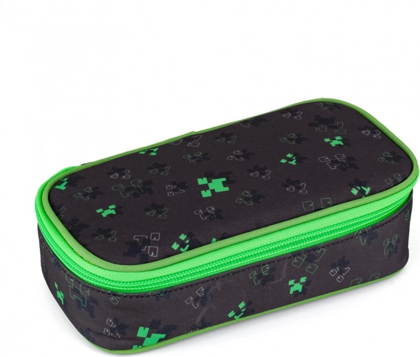 School pencil case etui Jumbo OXY Next Green Cube