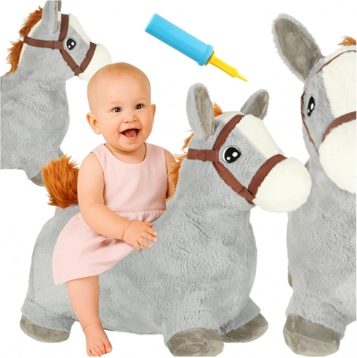 Rubber Jumping Horse for Children with Pump