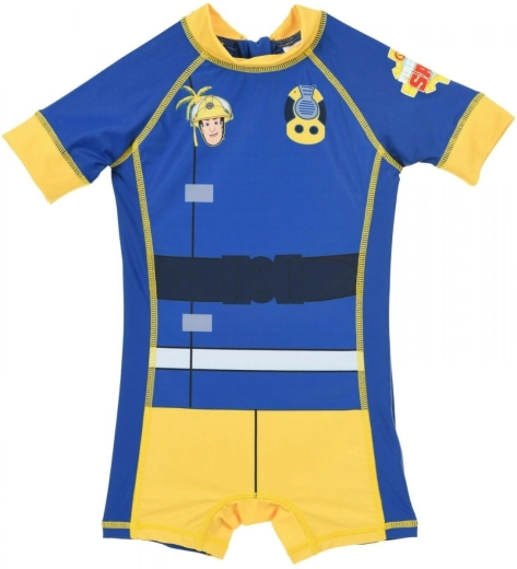 Boys' Fireman Sam Swimsuit with UV Protection 50