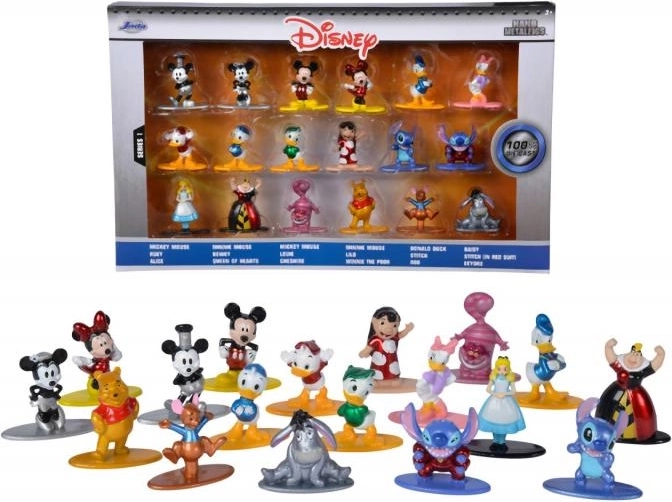 Disney metāla kolekcionējamās nanofigūriņas – multipaka 18 gab. (Wave 1)