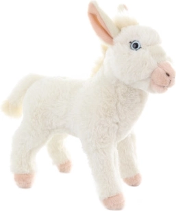 White plush donkey 25 cm