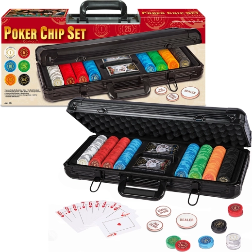 Pokera komplekts ProPoker Elite 400 ar 14 g žetoniem