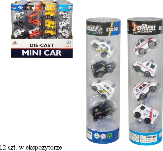 Mini automašīnītes tūbiņā (būvniecības vai glābšanas) - 1 gab.