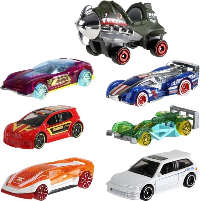 Hot Wheels metāla automašīnītes 1:64 – modeļu mikss, kartons 72 gab.