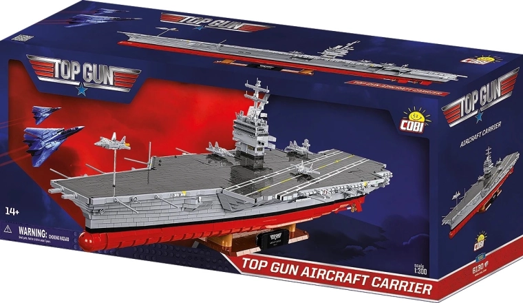 COBI TOP GUN Aircraft Carrier Building Set in 1:300 Scale