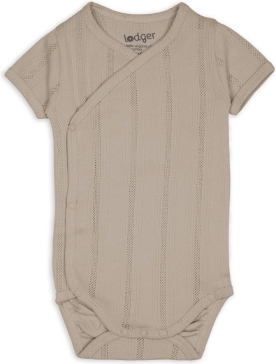 Lodger short-sleeve bodysuit pointelle Shell size 62
