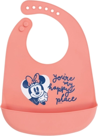 Stor silikona siekalu priekšautiņš Minnie