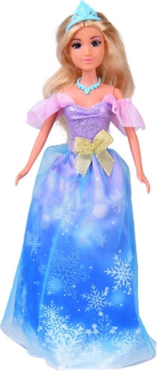 Princese mirdzošā kleitā