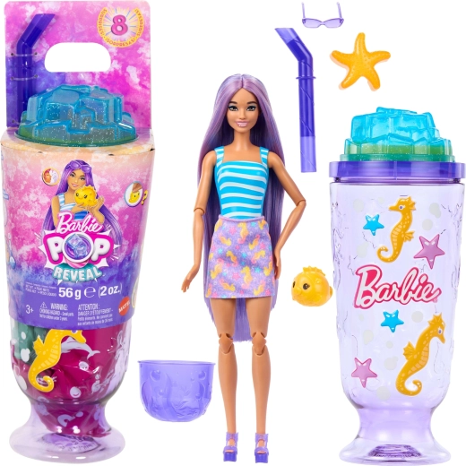 Mattel Barbie Pop Reveal Underwater World – doll with 8 surprises