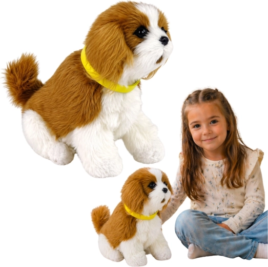 Interactive Cavalier Plush Dog