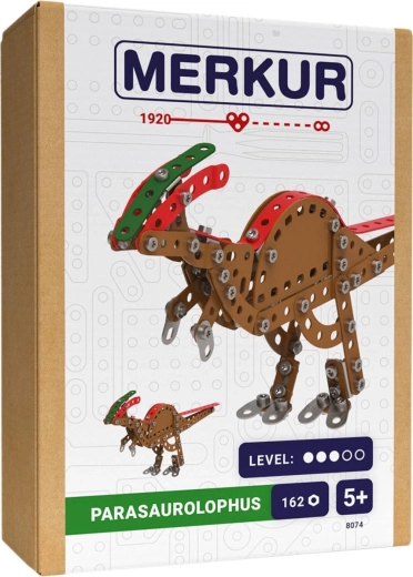 Merkur Dinosaurs: Parasaurolophus – metal construction set (162 pieces)